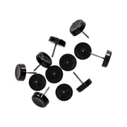 Mack 1066768 - clou planeur de chaise plastique noir ø 19 mm 12 pcs | 6 pièces - afbeelding 3