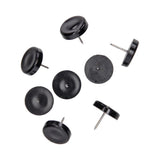 Mack 1066769 - clou planeur de chaise plastique noir ø 25 mm 8 pcs | 6 pièces - afbeelding 3