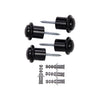 Mack 1069379 - modèle de cylindre d'arrêt de porte noir ø 20h30 mm 4 pcs pc | 6 pièces