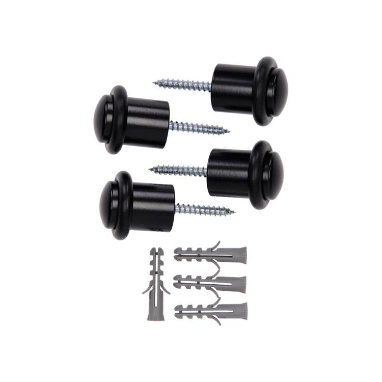 Mack 1069379 - modèle de cylindre d'arrêt de porte noir ø 20h30 mm 4 pcs pc | 6 pièces
