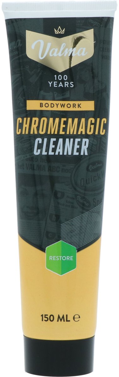 Valma Chrome Magic Chrome Cleaner - élimine la rouille et le ternissement - donne de la brillance - pour tous les métaux - 150 ml