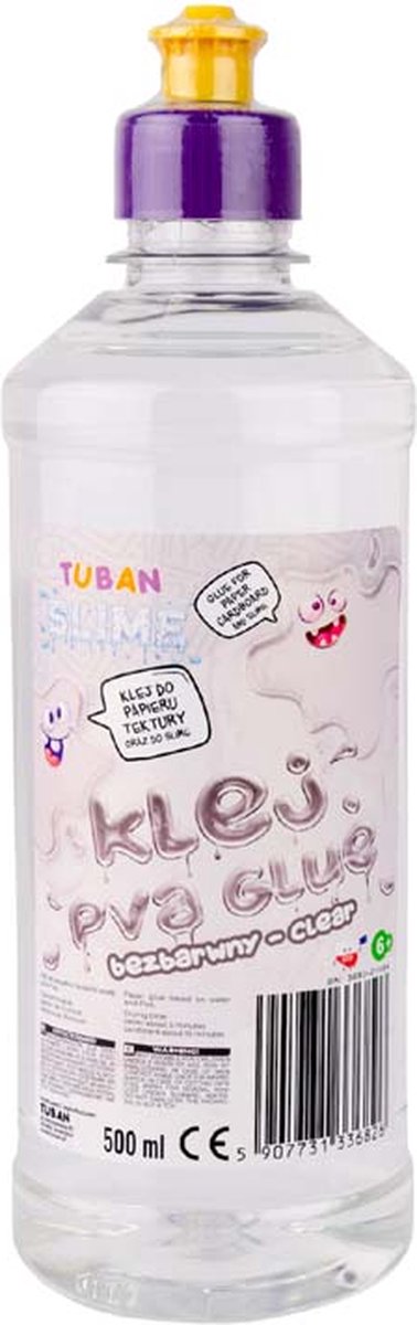 Tuban - colle pva pour slime - transparente 500 ml