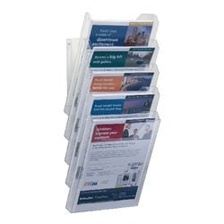Porte-brochures durable combiboxx a4 set xl transparent