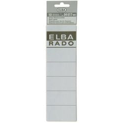 Dossier étiquettes dos elba blanc 10 feuilles de papier