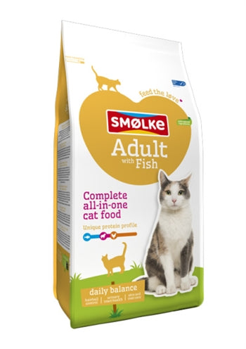Riz de poisson adulte de chat smolke