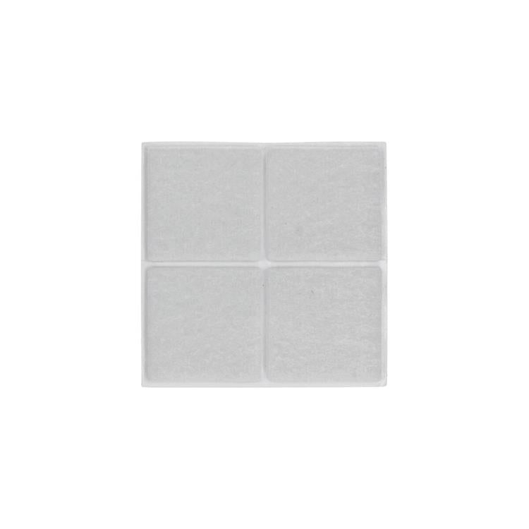 Mack 1069038 - super feutre autocollant blanc 34 x 34 mm 8 pcs | 12 pièces