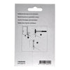 Mack 1069046 - butée de porte caoutchouc + vis blanc 30 x 35 mm 2 pcs | 6 pièces