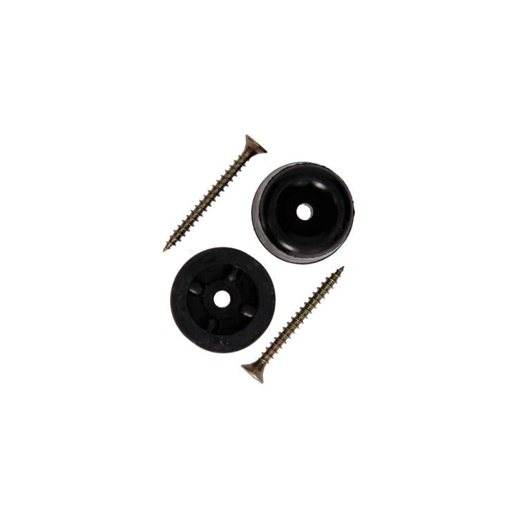 Mack 1069023 - butée de porte caoutchouc + vis noir 30 x 35 mm 2 pcs | 6 pièces