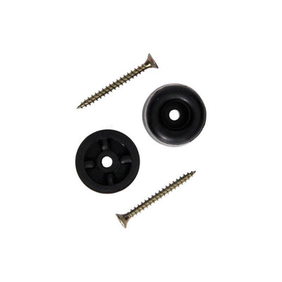 Mack 1069029 - butée de porte caoutchouc + vis noir 30 x 25 mm 2 pcs | 6 pièces