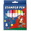 Marqueurs tampons Creativ company, différentes couleurs, 8 pièces, 1 boîte
