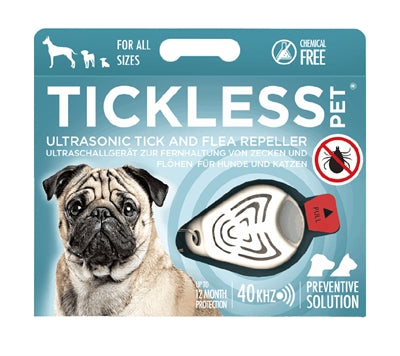 Tickless Teek et Vlo Defence pour chien et chat beige
