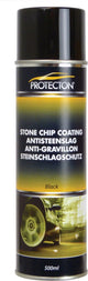 Protecton anti-gravillons - agent de protection pour pièces de carrosserie - effet anticorrosion - insonorisant - repeinvable - noir - 500ml