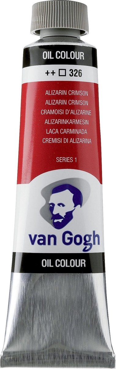 Tube de peinture à l'huile Van Gogh - 40 ml 326 cramoisi alizarine