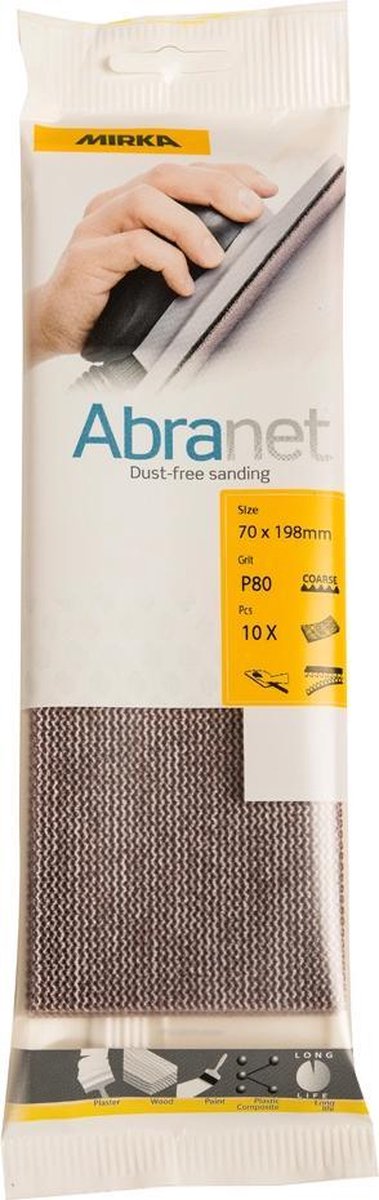 Bandes abrasives écologiques Mirka abranet 70x198mm *petit paquet* - p180