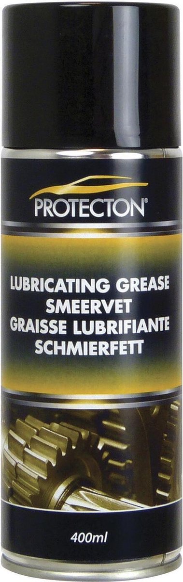 Graisse lubrifiante Protecton - lubrification et protection longue durée - pour pièces mobiles et coulissantes - réduit l'usure - résistante à l'eau - résistante à toutes les conditions météorologiques - 400 ml