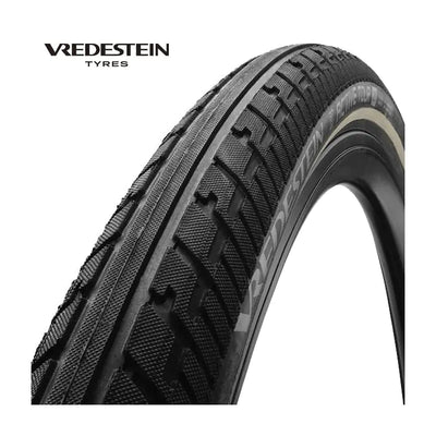 Vredestein Tire Active Tour 28 x 1 5 8 x 1 3 8 reflète noir
