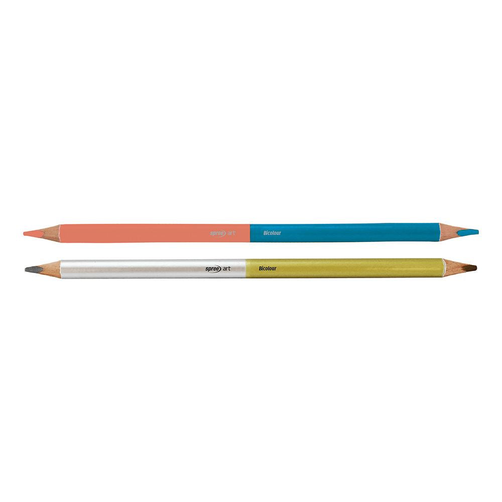 Crayon 12x2 couleurs. triangulaire. 3 mm g