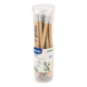 Crayon en bambou sans fin, rond avec gomme.