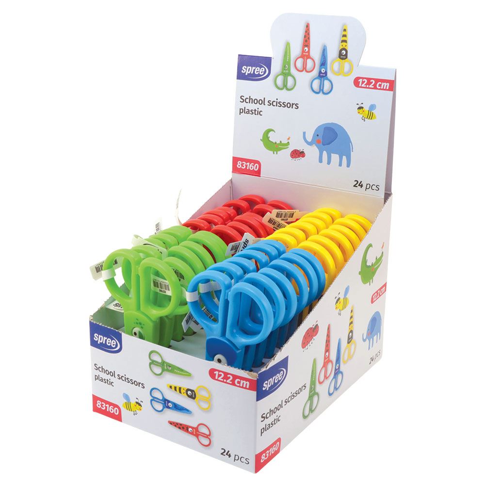 Dsp. ciseaux pour enfants avec lames en plastique, 12
