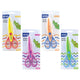 Ciseaux pour enfants zigzag 15,5 cm. 4 couleurs.