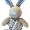 Little Rascals Zzzlittle Rascals Knottie Bunny Touwbal Rabbit bleu