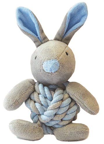 Little Rascals Zzzlittle Rascals Knottie Bunny Touwbal Rabbit bleu
