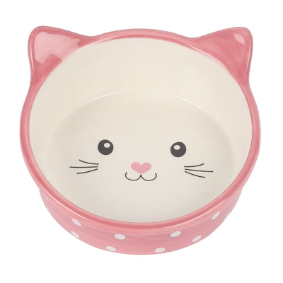 Happy Pet Nettinging Bucket Kat Polka Pink Creme