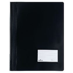 Attache rapide semi transparent durable 268001 a4 noir