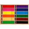 Crayons de couleur Creativ company, recharge 5 mm, jumbo, différentes couleurs, 144 pièces 1 boîte
