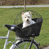 Panier à vélo Trixie avec wire dôme à l'arrière noir