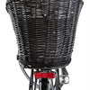 Panier à vélo Trixie avec wire dôme à l'arrière noir