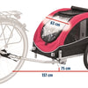 Trixie Dog Bike Cart Black Red