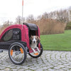 Trixie Dog Bike Cart Black Red
