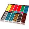 Crayons de couleur Colortime, l : 17,45 cm, recharge 4 mm, couleurs métallisées, couleurs néon, 144 pièces 1 boîte