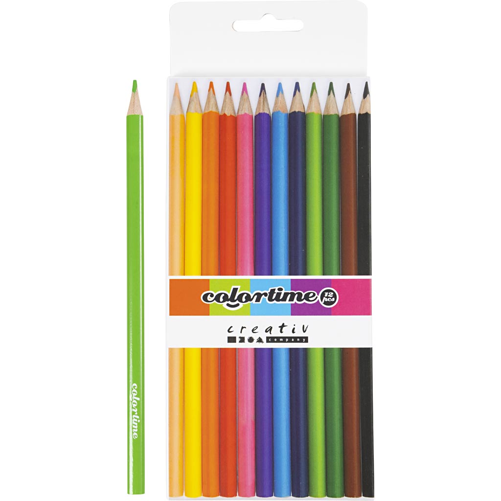 Crayons de couleur - Couleurs de base, 12e.
