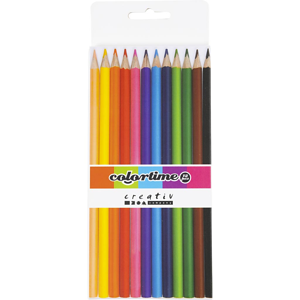 Crayons de couleur - Couleurs de base, 12e.