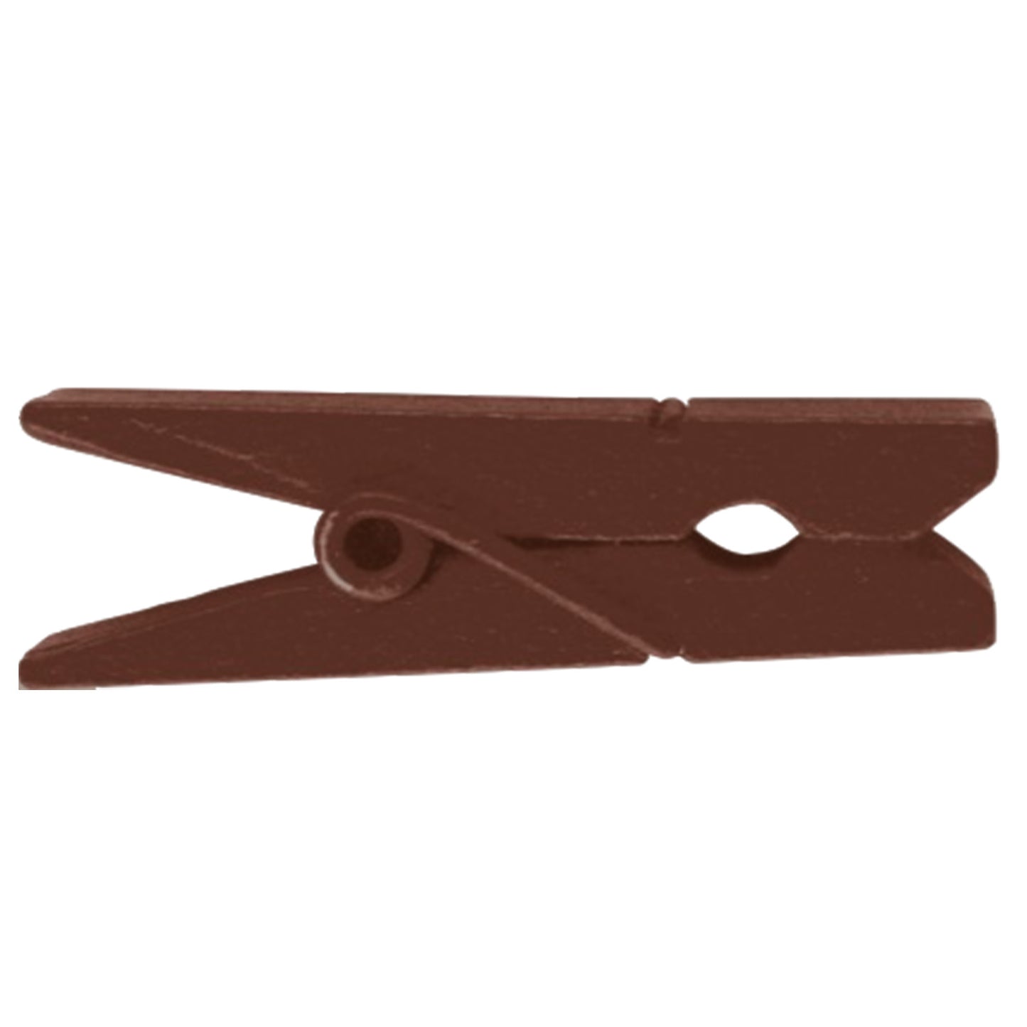 Vaessen creative • pinces à linge bois 3,5cm 12pcs chocolat