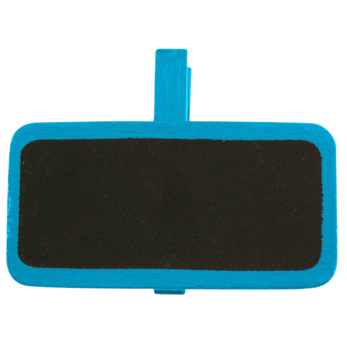 Vaessen creative • tableau noir avec pince à linge 4x3cm 12pcs turquoise
