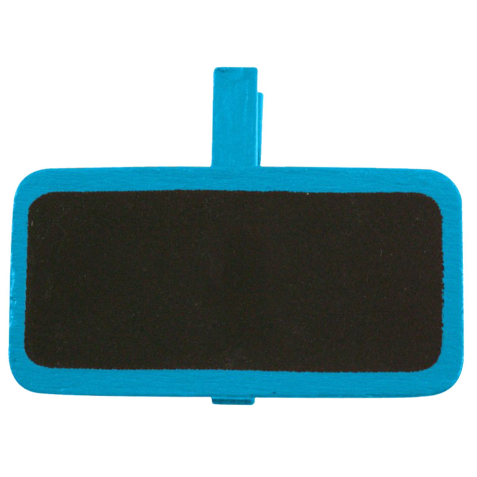 Vaessen creative • tableau noir avec pince à linge 4x3cm 12pcs turquoise