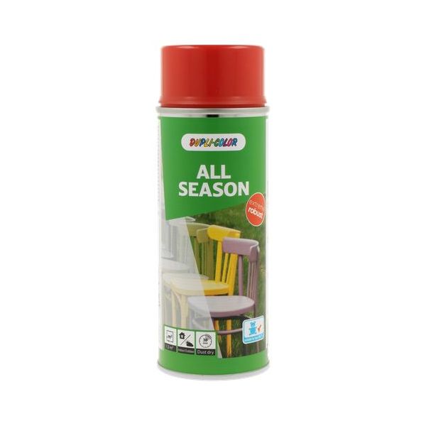 Peinture en aérosol Dupli-color RAL-3000 - 400 ml rouge feu toutes saisons, brillant