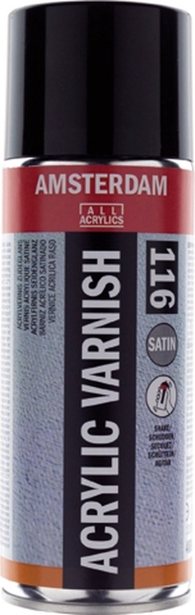 Vernis acrylique Amsterdam brillant satiné en aérosol 400 ml