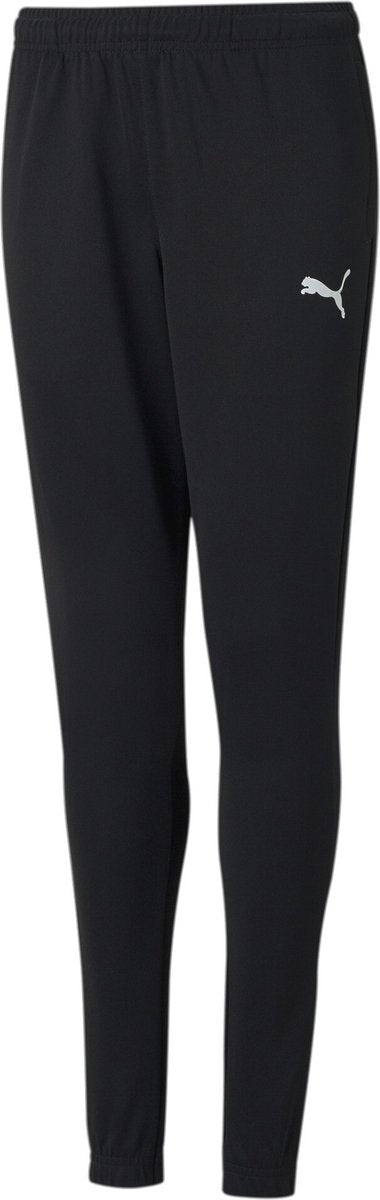 Puma teamrise poly training pants jr pantalons de sport pour garçons - noir- blanc