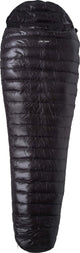 Sac de couchage extérieur en duvet Lowland - momie ultra compacte - 215 x 75 cm - 430 gr +8°c - nylon - fermeture éclair gauche