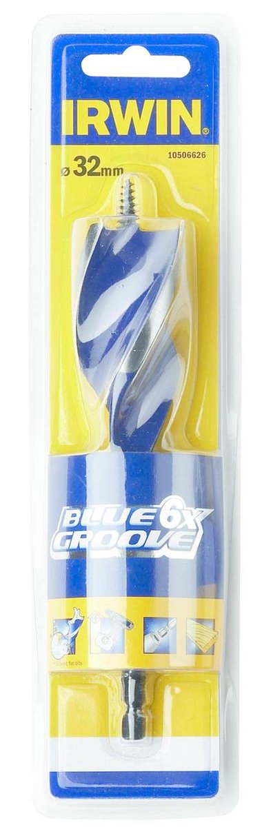 Foret à bois Irwin Blue Groove 6x - 32 x 165 mm