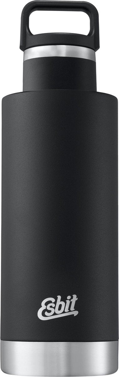 Bouteille thermos Esbit sculptor - 750 ml - noir mat - bouchon à boucle - étanche