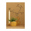Idées pot de fleur 4 saisons pouf moutarde ø9,5xh7,6cm