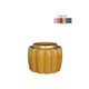 Idées pot de fleur 4 saisons pouf moutarde ø12,6xh9,7cm
