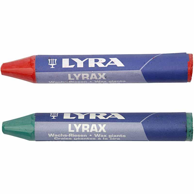 Lyra Waskrijt, L: 9 cm, épaisseur 15 mm, 12 pièces 1 boîte