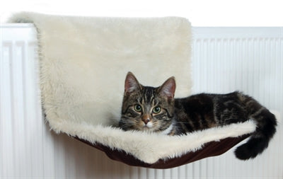 Radiateur Trixie Hangmat en peluche velours marron