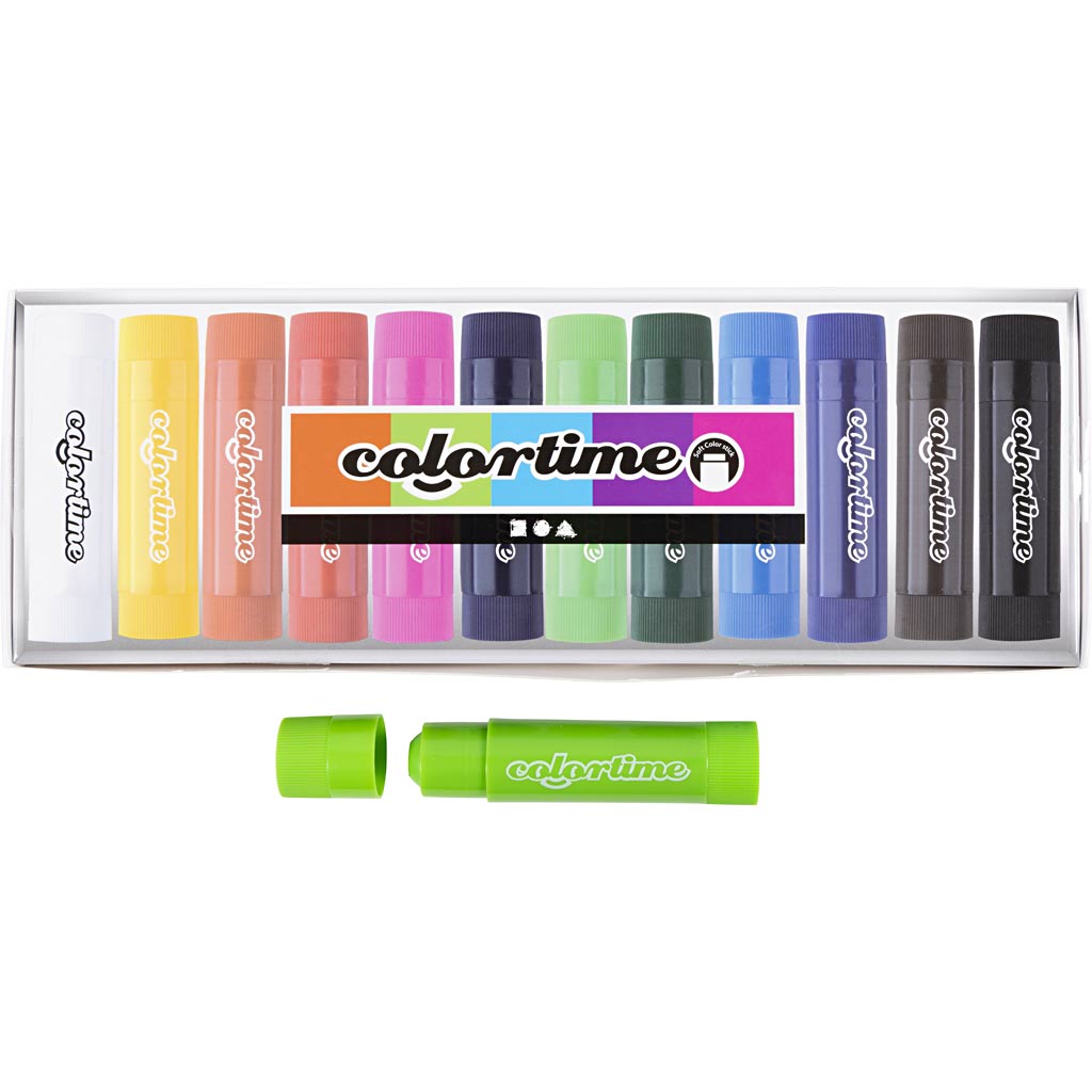 Creativ Company Soft Color Stick Calk Color, 12st.